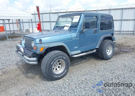 1998 Jeep Wrangler Se из США, поврежденный, VIN 1J4FY29P7WP767000